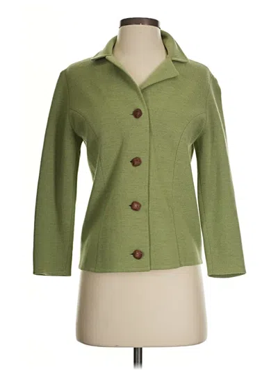 Pre-owned Unbranded Wool Blazer Jacket In Green