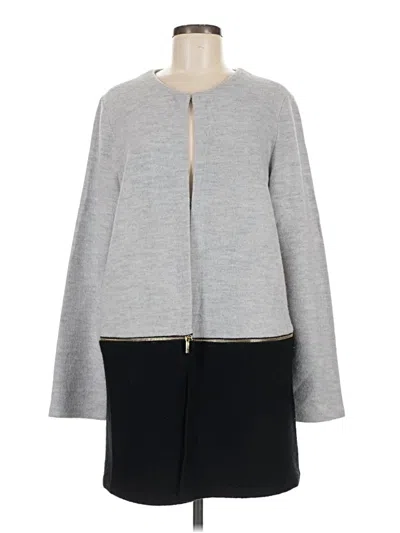 Pre-owned Unbranded Wool Cardigan Sweater In Gray