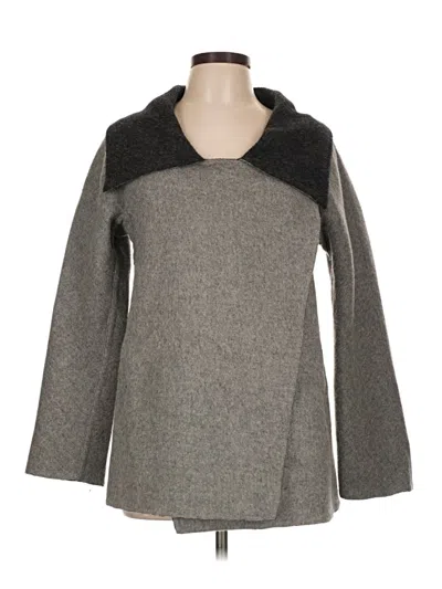 Pre-owned Unbranded Wool Coat In Gray