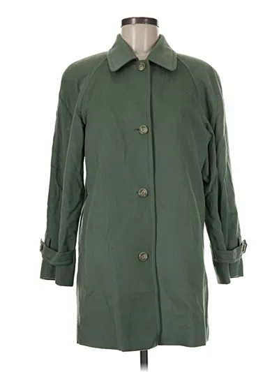 Pre-owned Unbranded Wool Coat In Green