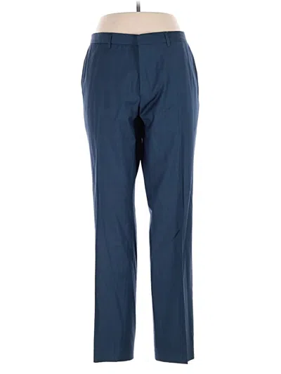 Pre-owned Unbranded Wool Pants In Blue