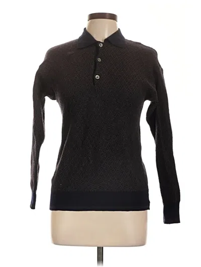 Pre-owned Unbranded Wool Pullover Sweater In Black