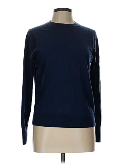 Pre-owned Unbranded Wool Pullover Sweater In Blue