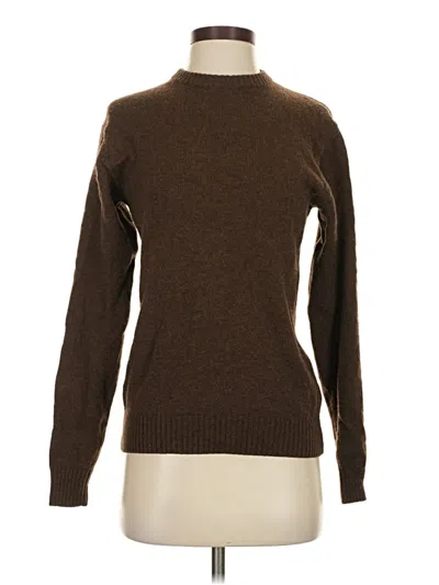 Pre-owned Unbranded Wool Pullover Sweater In Brown