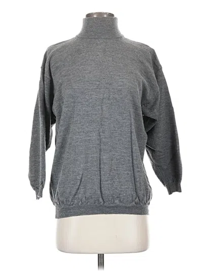 Pre-owned Unbranded Wool Pullover Sweater In Gray