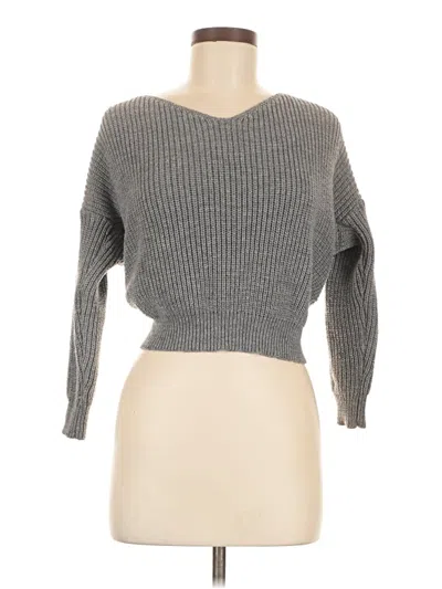 Pre-owned Unbranded Wool Pullover Sweater In Gray