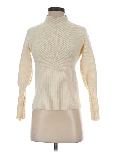 Pre-owned Unbranded Wool Pullover Sweater In White
