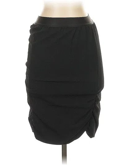 Pre-owned Unbranded Wool Skirt In Black