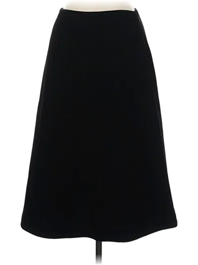 Pre-owned Unbranded Wool Skirt In Black