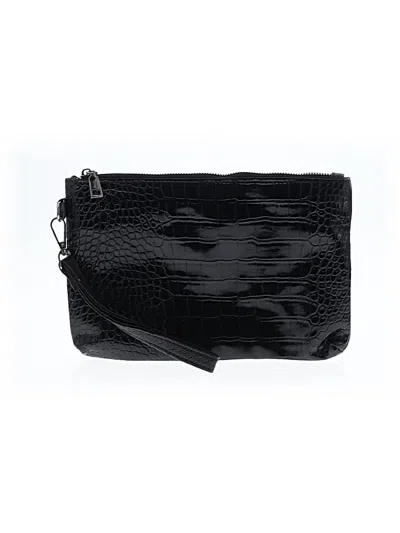 Pre-owned Unbranded Wristlet In Black