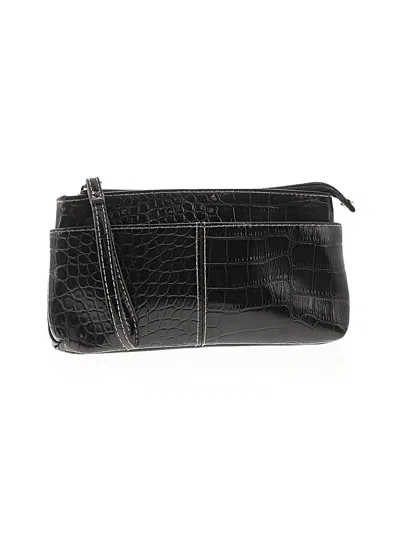 Pre-owned Unbranded Wristlet In Black