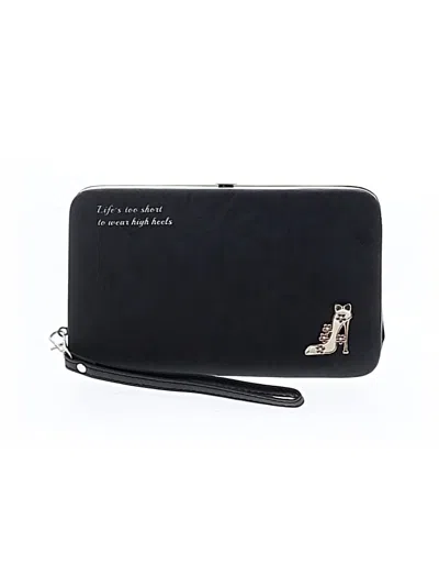 Pre-owned Unbranded Wristlet In Black