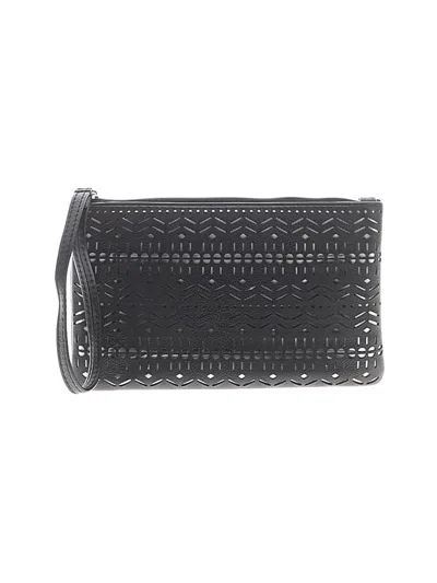 Pre-owned Unbranded Wristlet In Black