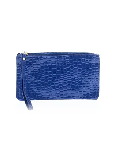 Pre-owned Unbranded Wristlet In Blue