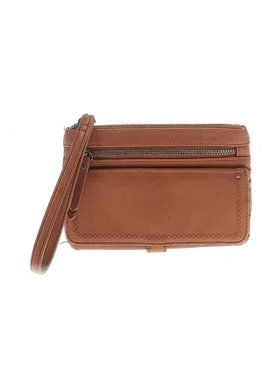 Pre-owned Unbranded Wristlet In Brown