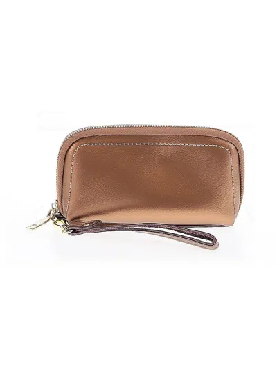 Pre-owned Unbranded Wristlet In Brown