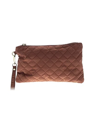 Pre-owned Unbranded Wristlet In Brown