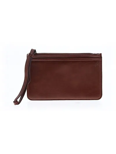 Pre-owned Unbranded Wristlet In Brown