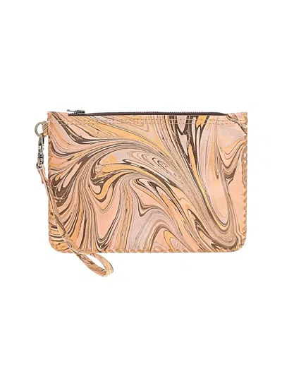 Pre-owned Unbranded Wristlet In Brown