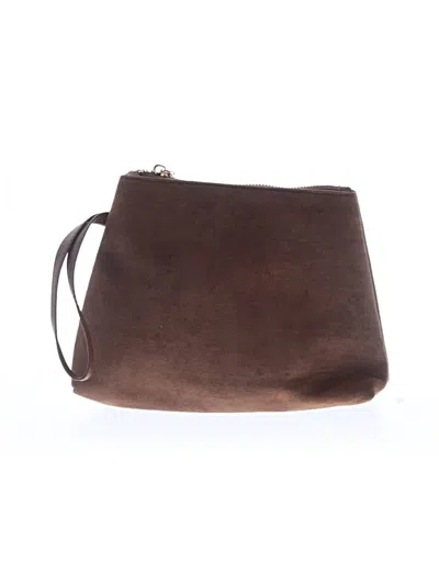 Pre-owned Unbranded Wristlet In Brown