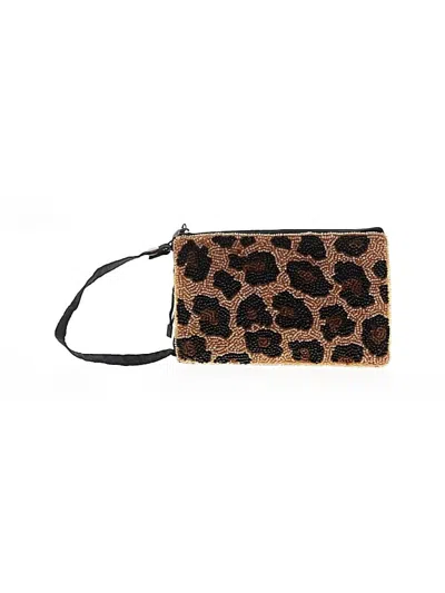 Pre-owned Unbranded Wristlet In Brown