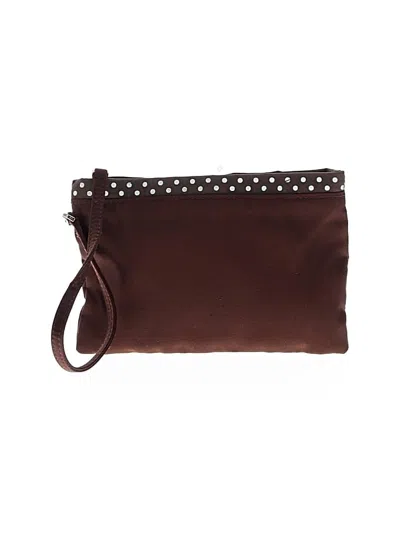 Pre-owned Unbranded Wristlet In Brown
