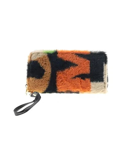 Pre-owned Unbranded Wristlet In Brown