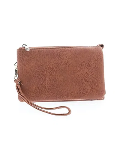 Pre-owned Unbranded Wristlet In Brown