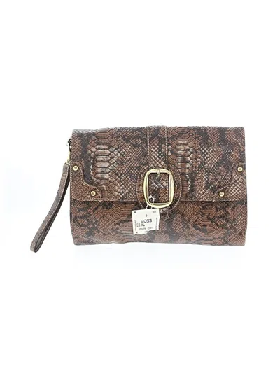 Pre-owned Unbranded Wristlet In Brown
