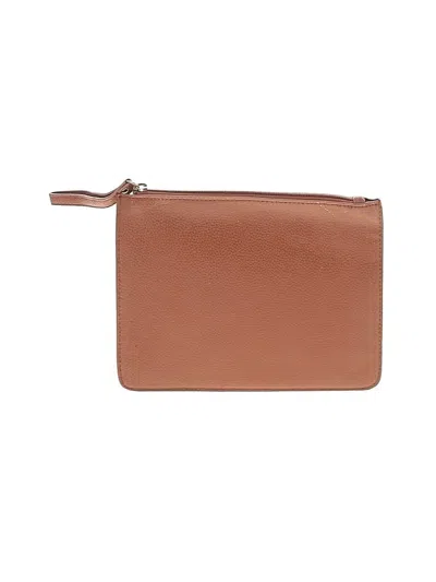 Pre-owned Unbranded Wristlet In Brown