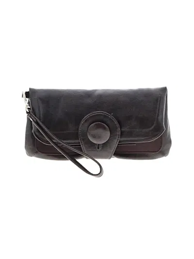 Pre-owned Unbranded Wristlet In Burgundy