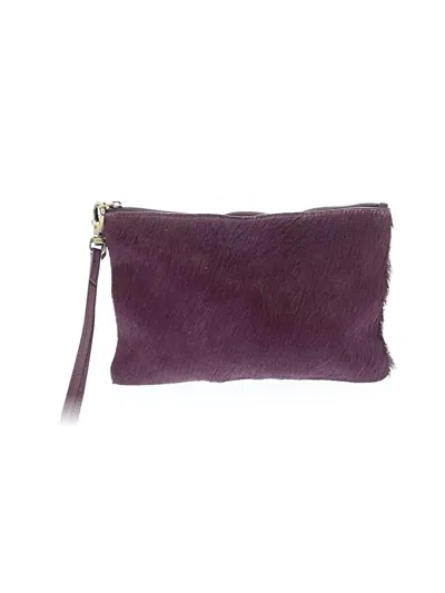 Pre-owned Unbranded Wristlet In Burgundy