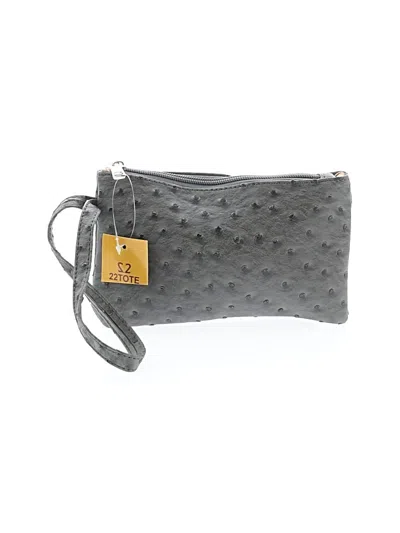 Pre-owned Unbranded Wristlet In Gray