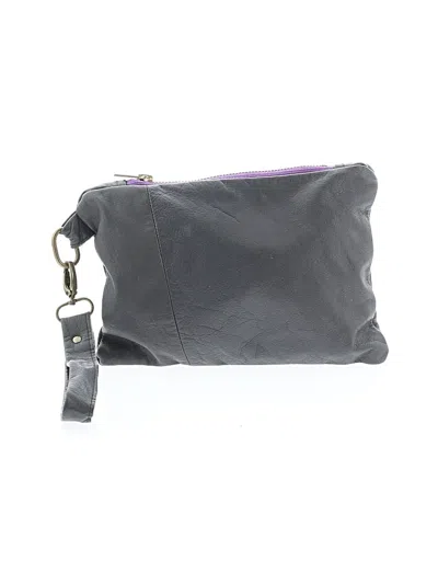 Pre-owned Unbranded Wristlet In Gray
