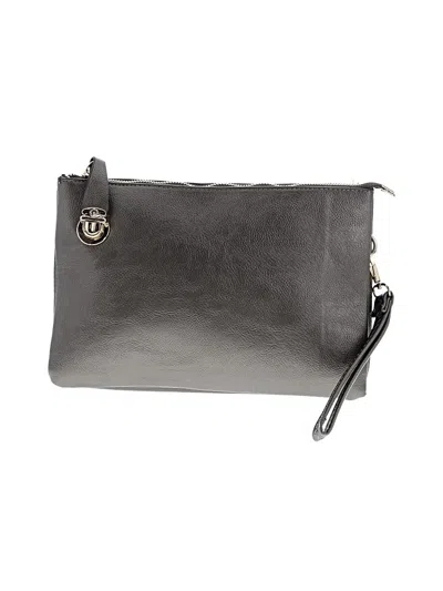 Pre-owned Unbranded Wristlet In Gray