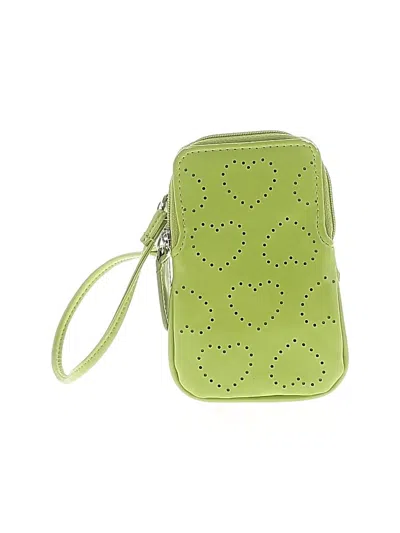 Pre-owned Unbranded Wristlet In Green