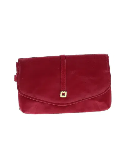 Pre-owned Unbranded Wristlet In Red