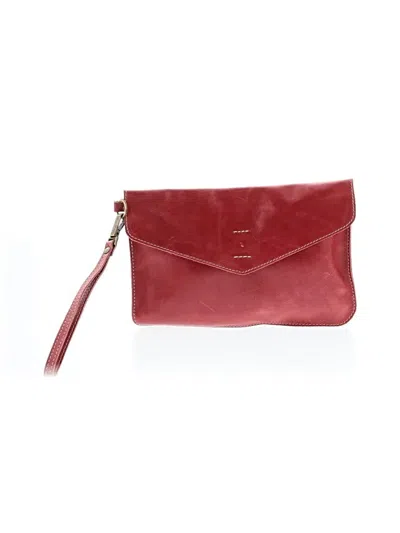 Pre-owned Unbranded Wristlet In Red