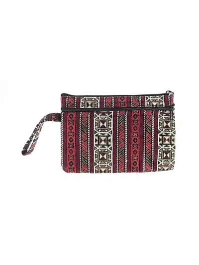 Pre-owned Unbranded Wristlet In Red