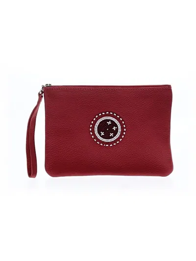 Pre-owned Unbranded Wristlet In Red
