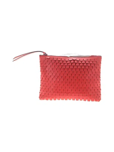 Pre-owned Unbranded Wristlet In Red