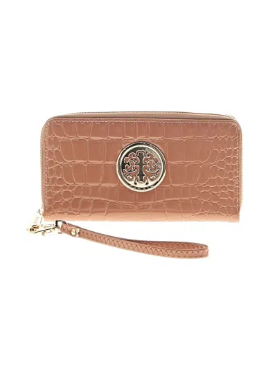 Pre-owned Unbranded Wristlet In Tan