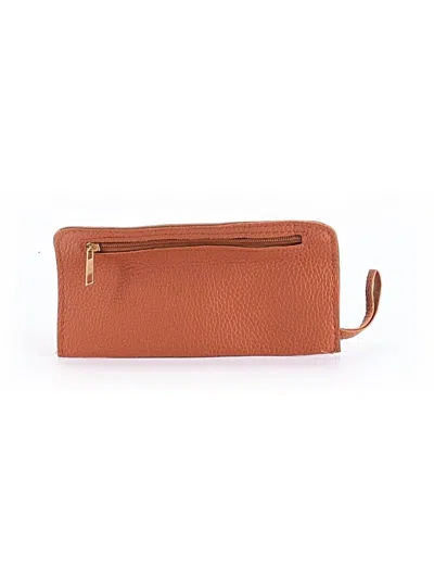 Pre-owned Unbranded Wristlet In Tan
