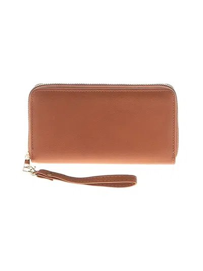 Pre-owned Unbranded Wristlet In Tan