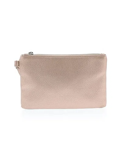 Pre-owned Unbranded Wristlet In Tan