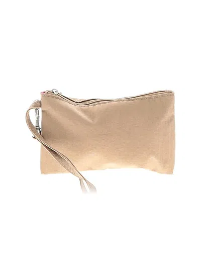 Pre-owned Unbranded Wristlet In Tan