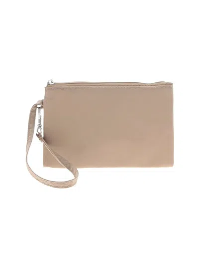 Pre-owned Unbranded Wristlet In Tan
