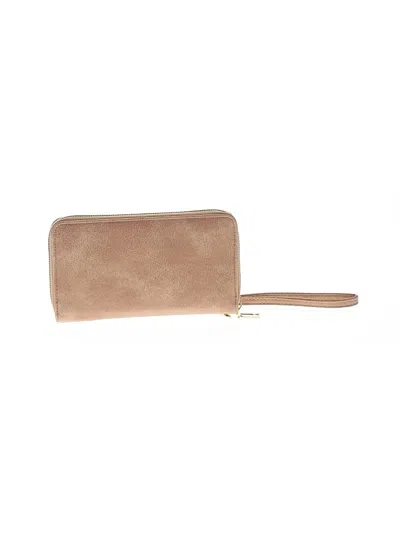 Pre-owned Unbranded Wristlet In Tan