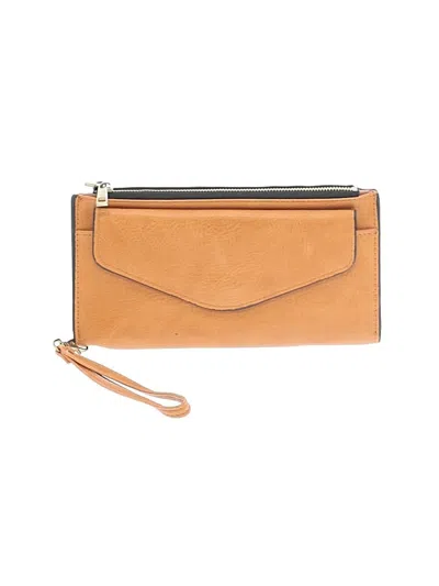 Pre-owned Unbranded Wristlet In Tan