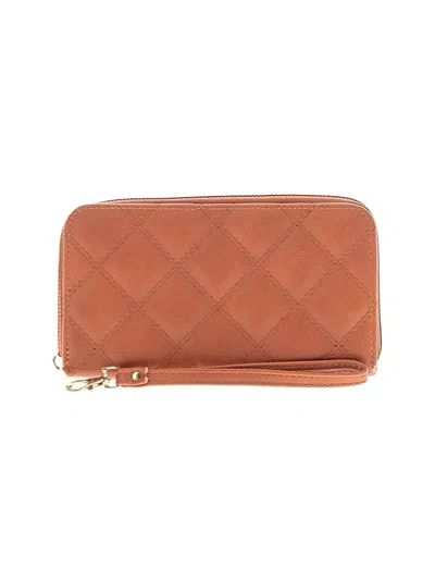 Pre-owned Unbranded Wristlet In Tan